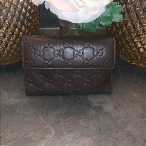 Gucci leather wallet